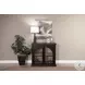 Wrenvale Natural Arched 4 Glass Door Storage Cabinet