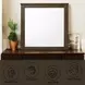 Merrilee Oak Rectangular Dresser Mirror