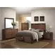 Merrilee Oak Rectangular Dresser Mirror