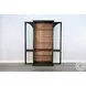 Wrenvale Natural Oak Grove Umbra 4 Glass Door Display Cabinet