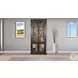Wrenvale Natural Oak Grove Umbra 4 Glass Door Display Cabinet