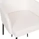 Sydney Cream Upholstered Arm Chair Set of 2