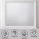 Ireland White Rectangular Dresser Mirror