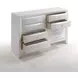 Ireland White 8 Drawer Dresser