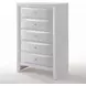 Ireland White 5 Drawer Chest