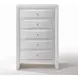 Ireland White 5 Drawer Chest