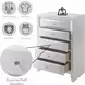 Ireland White 5 Drawer Chest