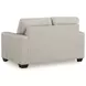 Santorine Bone Leather 62" Loveseat