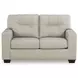 Santorine Bone Leather Living Room Set
