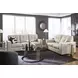 Santorine Bone Leather 62" Loveseat