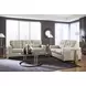 Santorine Bone Leather 62" Loveseat