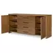 Midland Warm Amber 73" Extendable Rectangular Dining Room Set
