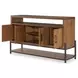 Midland Warm Amber 73" Extendable Rectangular Dining Room Set