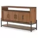 Midland Warm Amber 73" Extendable Rectangular Dining Room Set