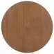 Midland Warm Amber and Matte Black 54" Round Dining Table