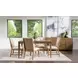 Midland Warm Amber 73" Extendable Rectangular Dining Table