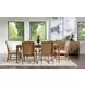 Midland Warm Amber 73" Extendable Rectangular Dining Room Set