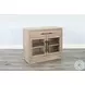 Mirelle Natural 2 Glass Door Storage Cabinet