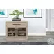 Mirelle Natural 2 Glass Door Storage Cabinet