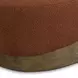 Domina Autumn Red Upholstered Rectangular Ottoman