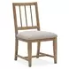 Lindon Gray Upholstered Side Chair Set of 2