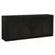 Bloomfield Satin Espresso 80" TV Stand