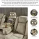 Next-Gen DuraPella Sand Performance Fabric 86" Power Reclining Sofa With Adjustable Headrest