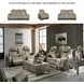Next-Gen DuraPella Sand Performance Fabric 86" Power Reclining Sofa With Adjustable Headrest