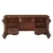 Vendome Cherry 7 Drawer Vanity Desk