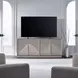 Bloomfield Champagne Silver 80" TV Stand