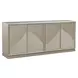 Bloomfield Champagne Silver 80" TV Stand