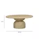 Cynthia Light Emperador Outdoor Round Coffee Table