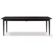 Harper Black Mango Veneer 104" Extendable Rectangular Dining Table