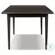 Harper Black Mango Veneer 104" Extendable Rectangular Dining Table