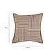 Kora Brown and White Throw Pillow Cover