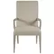 Madox Bianco Upholstered Arm Chair