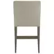 Madox Grigio Upholstered Counter Height Stool