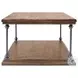 Larson Distressed Natural Brown 50" Coffee Table