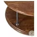 Larson Distressed Natural Brown 36" Round Cocktail Table