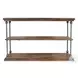 Larson Distressed Natural Brown Console Table