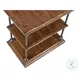 Larson Distressed Brown Chairside Table