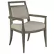 Nico Greige Upholstered Arm Chair