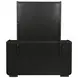 Leandro Burnished Black 8 Drawer Dresser with Mirror