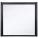 Leandro Burnished Black Rectangular Dresser Mirror