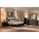 Leandro Burnished Black Rectangular Dresser Mirror