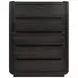 Leandro Burnished Black 5 Drawer Chest