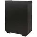 Leandro Burnished Black 5 Drawer Chest