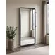 Leandro Burnished Black Floor Mirror