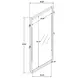 Leandro Burnished Black Floor Mirror