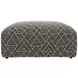 Reddington Umber Square Ottoman